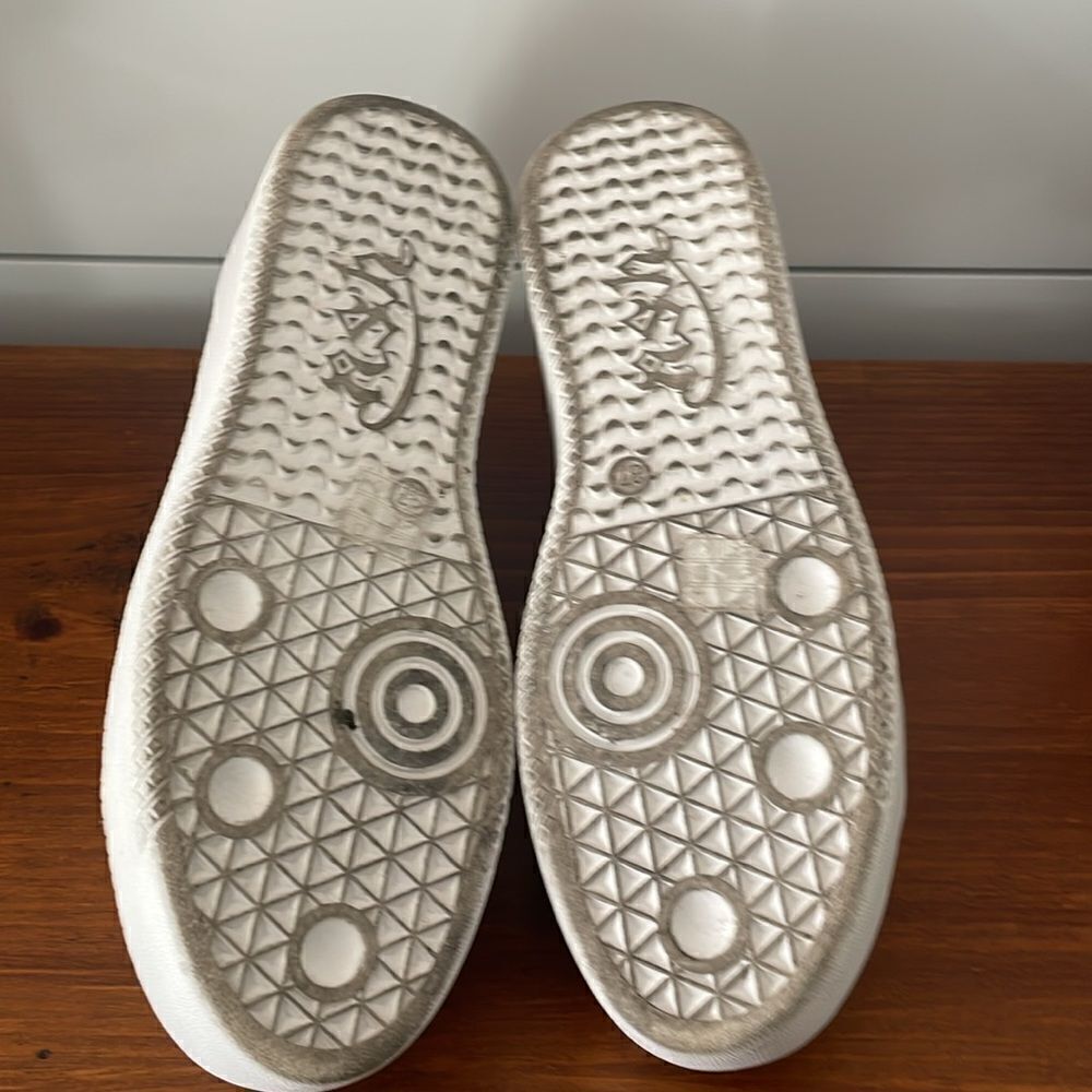 Ash White Leather Platform Sneaker - Picture 4 of 5